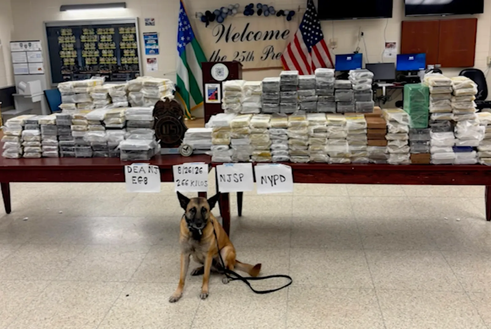 Maxi sequestro di cocaina a New York: 266 chili confiscati, valore di 10 milioni di dollari
